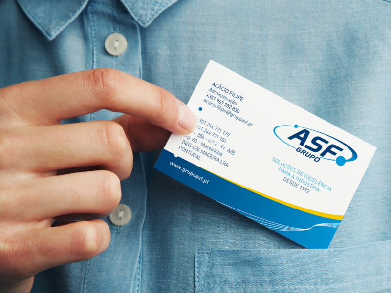 Grupo ASF cartões de visita